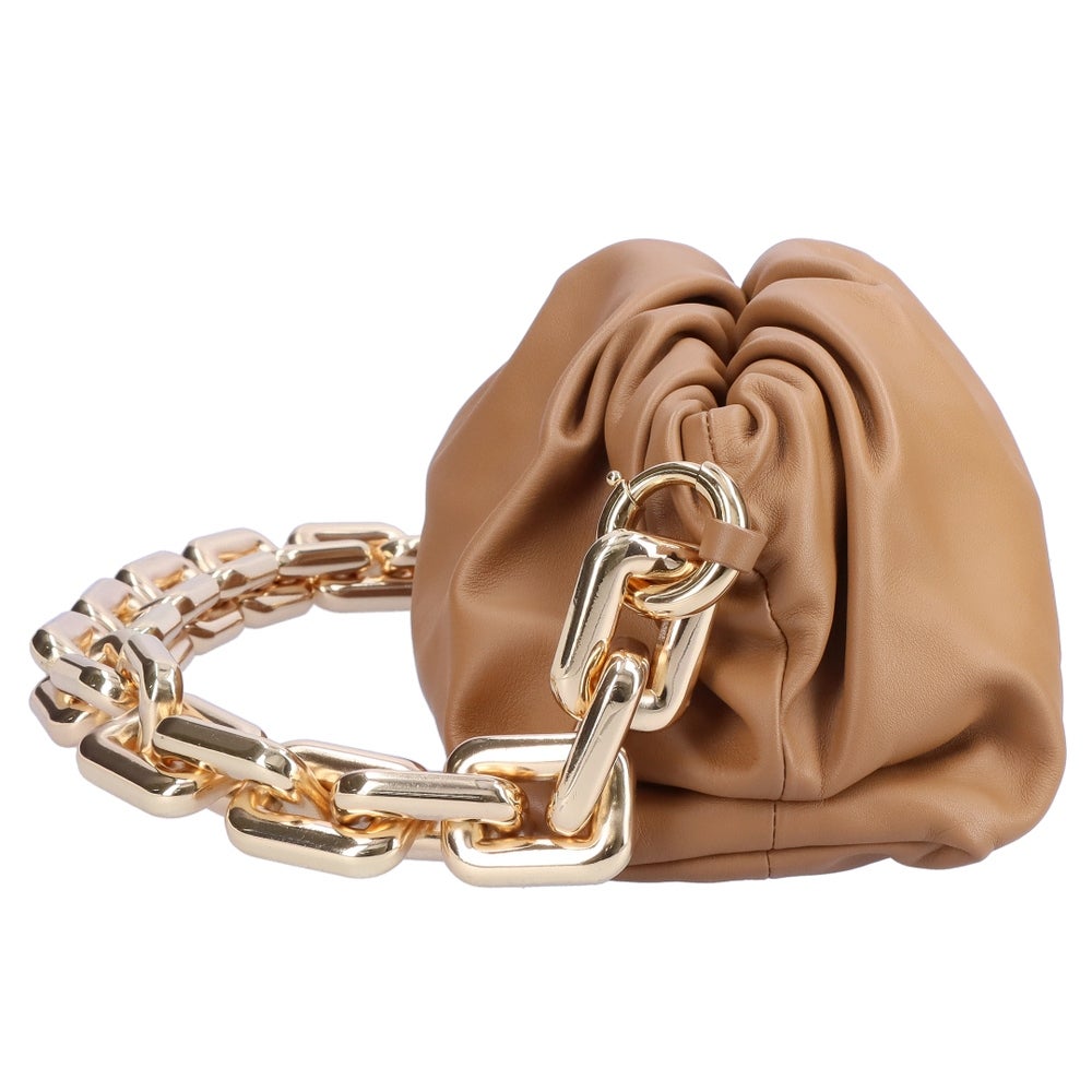 【リユース品】 ボッテガヴェネタ BOTTEGA VENETA バッグ ショルダーバッグ ザ チェーン ポーチ ショルダーバッグ 620230 キャメル 【お取り寄せ】