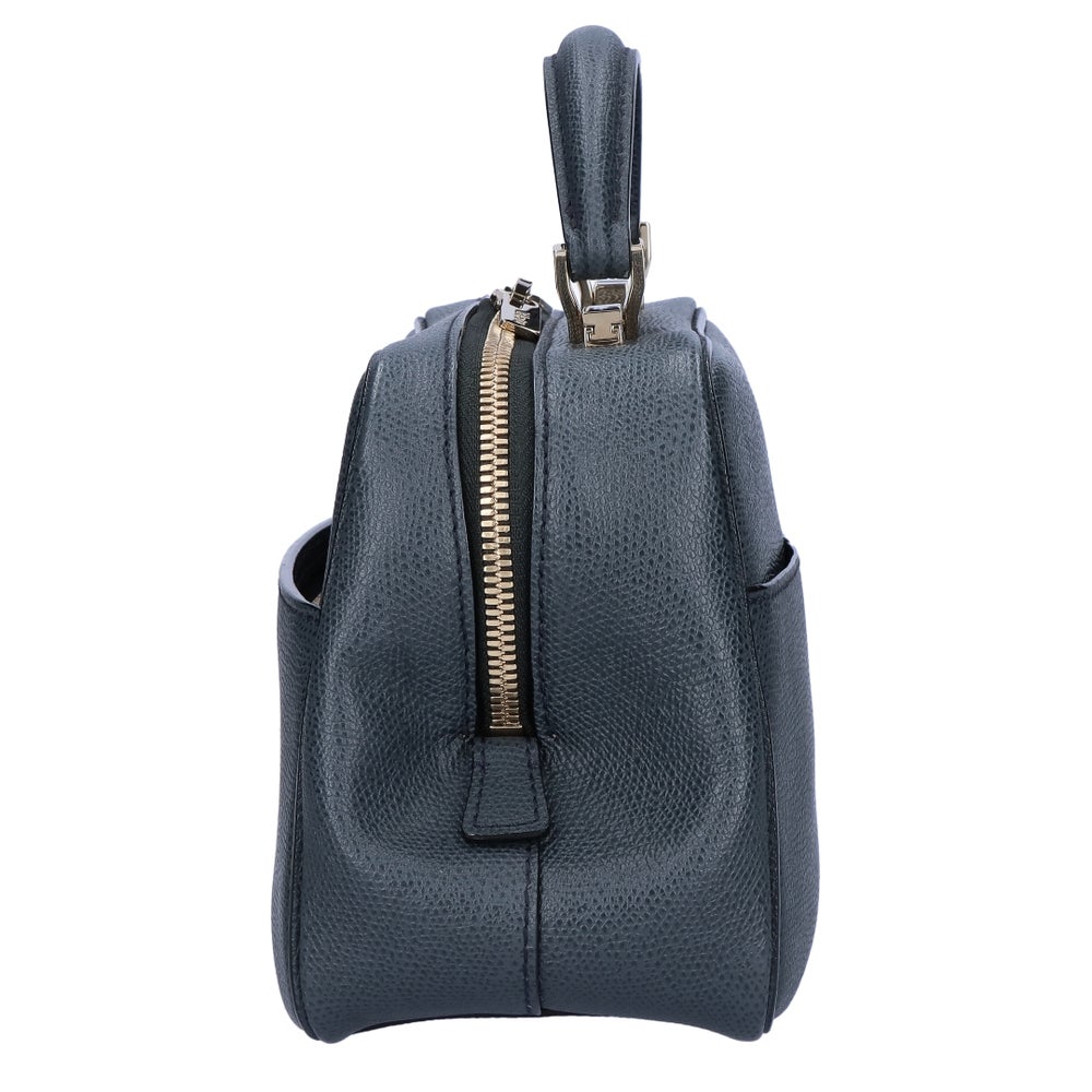 【リユース品】 ヴァレクストラ Valextra バッグ 2WAYバッグ セリエエッセミニ ダークグレー 【お取り寄せ】