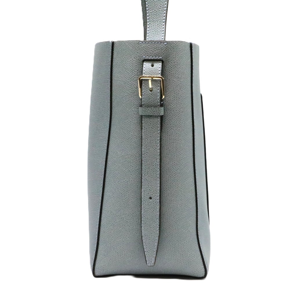 【リユース品】 ヴァレクストラ Valextra バッグ ショルダーバッグ バケットスモール ブルー 【お取り寄せ】