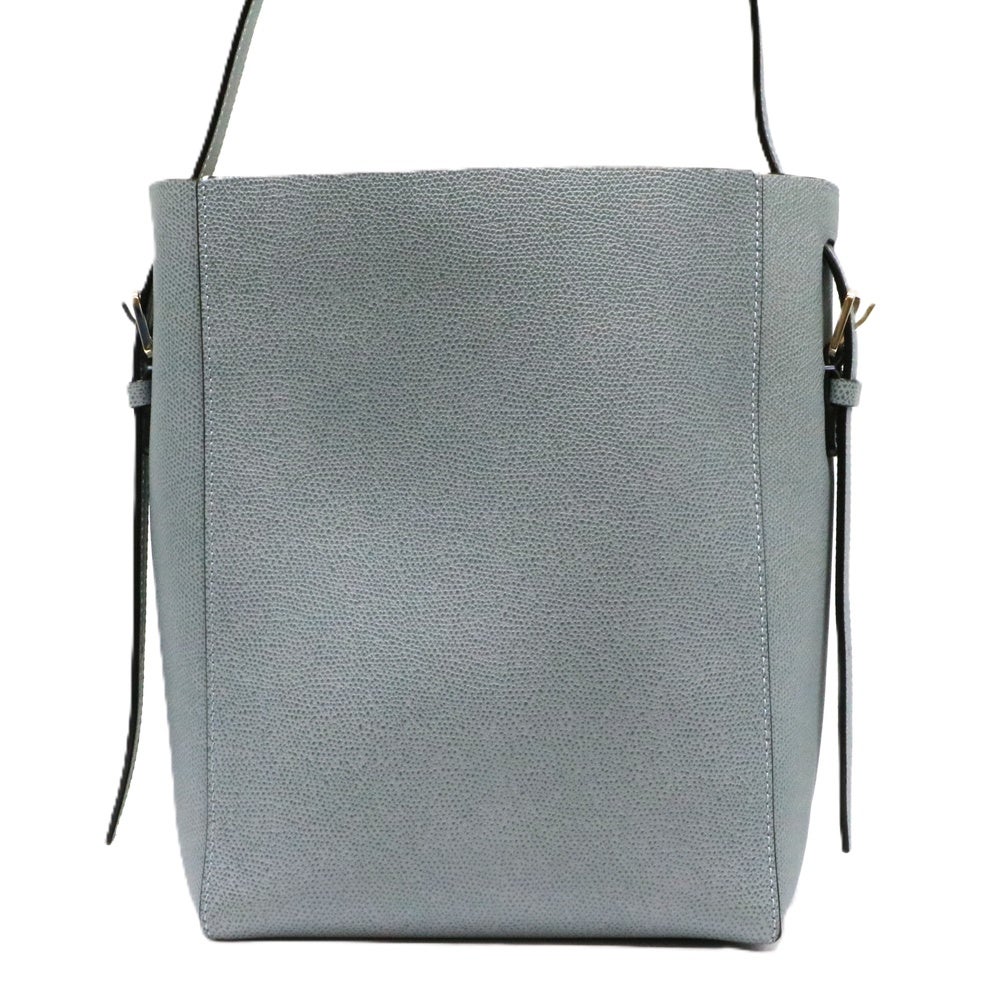 【リユース品】 ヴァレクストラ Valextra バッグ ショルダーバッグ バケットスモール ブルー 【お取り寄せ】