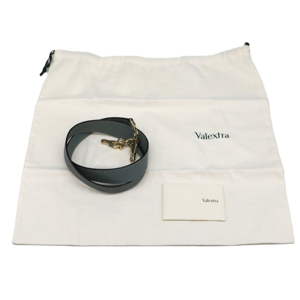 【リユース品】 ヴァレクストラ Valextra バッグ 2WAYバッグ トリエンナーレ ブルー 【お取り寄せ】