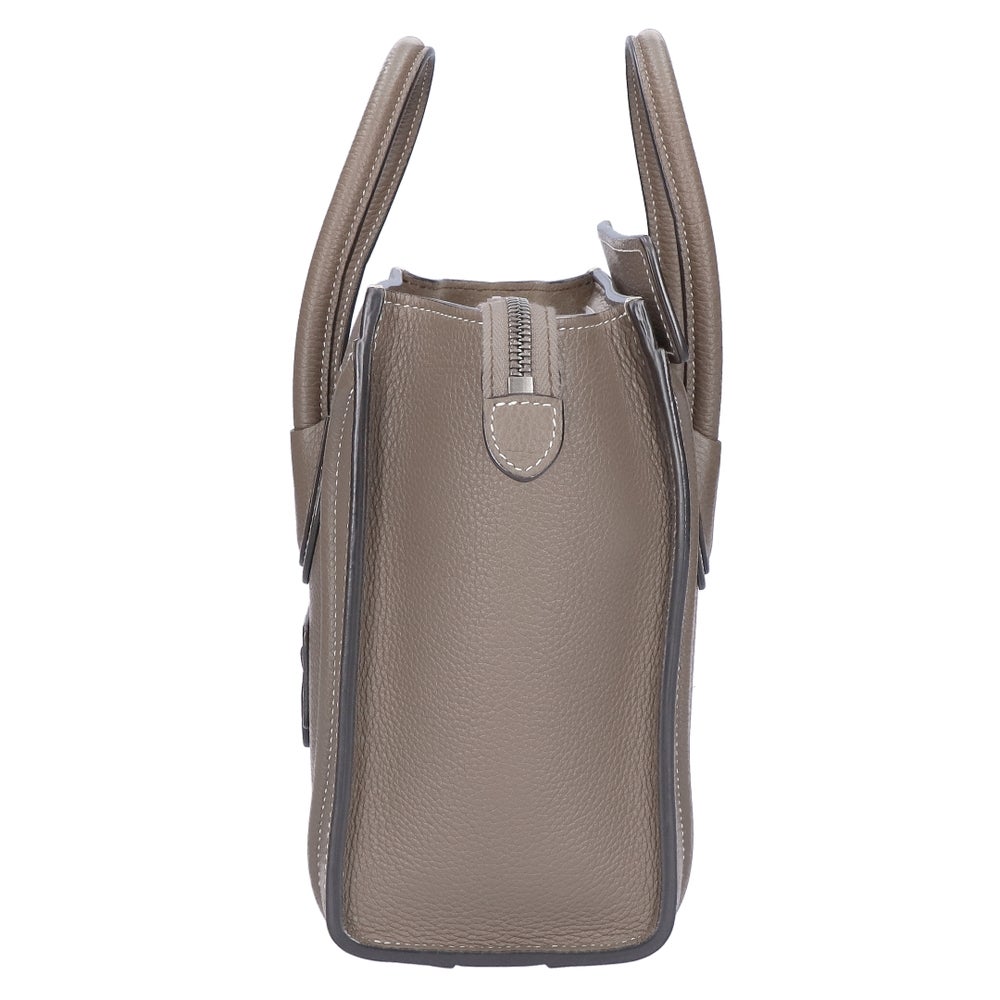 【リユース品】 セリーヌ CELINE バッグ 2WAYバッグ ラゲージナノショッパー グレー 【お取り寄せ】