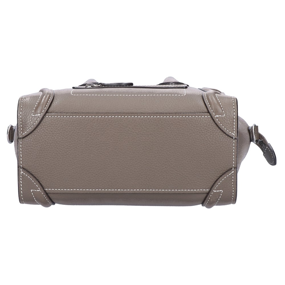 【リユース品】 セリーヌ CELINE バッグ 2WAYバッグ ラゲージナノショッパー グレー 【お取り寄せ】