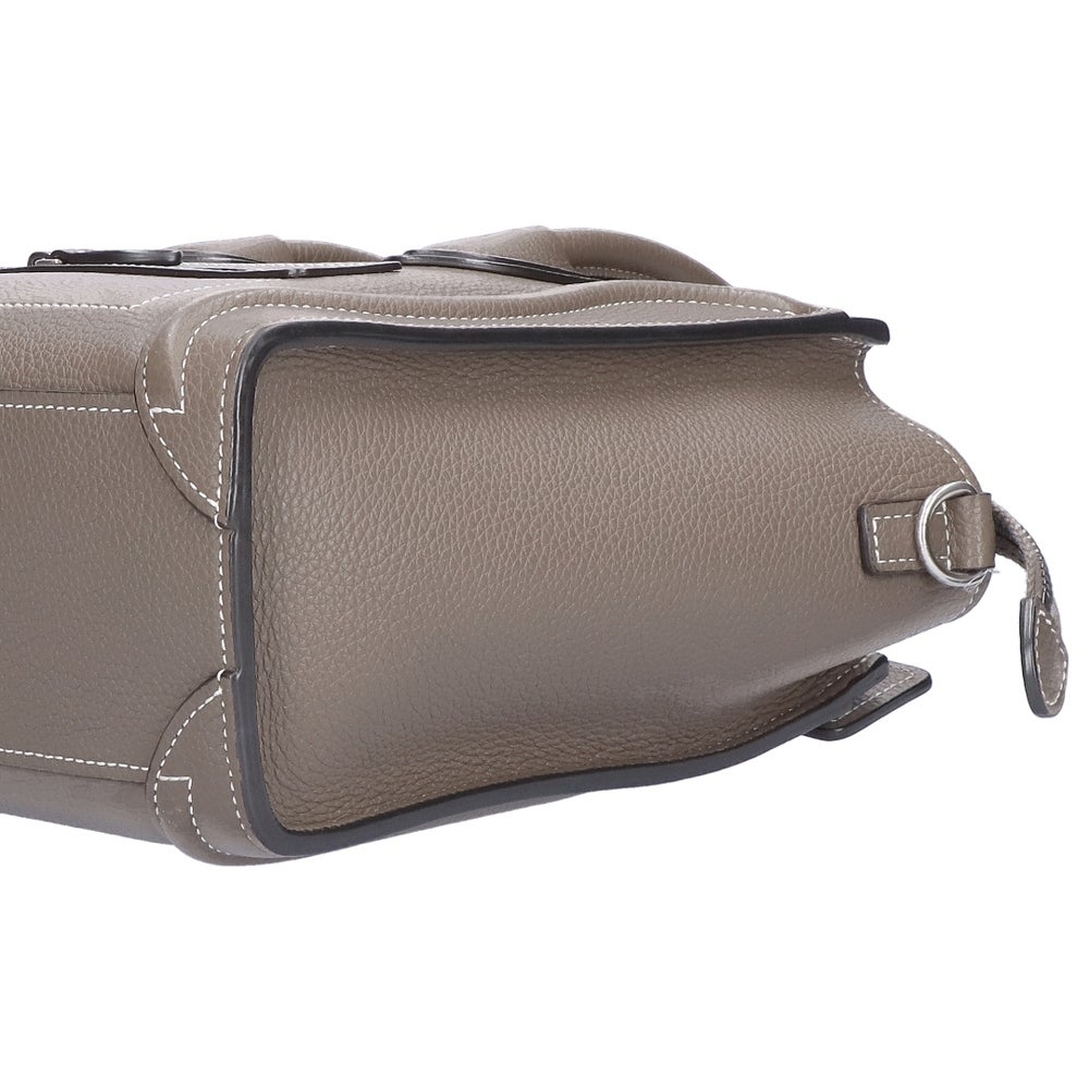 【リユース品】 セリーヌ CELINE バッグ 2WAYバッグ ラゲージナノショッパー グレー 【お取り寄せ】