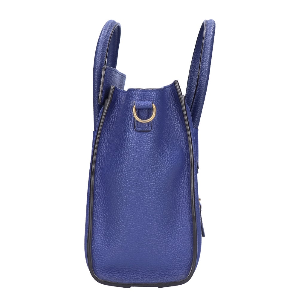 【リユース品】 セリーヌ CELINE バッグ 2WAYバッグ ラゲージナノショッパー ブルー 【お取り寄せ】