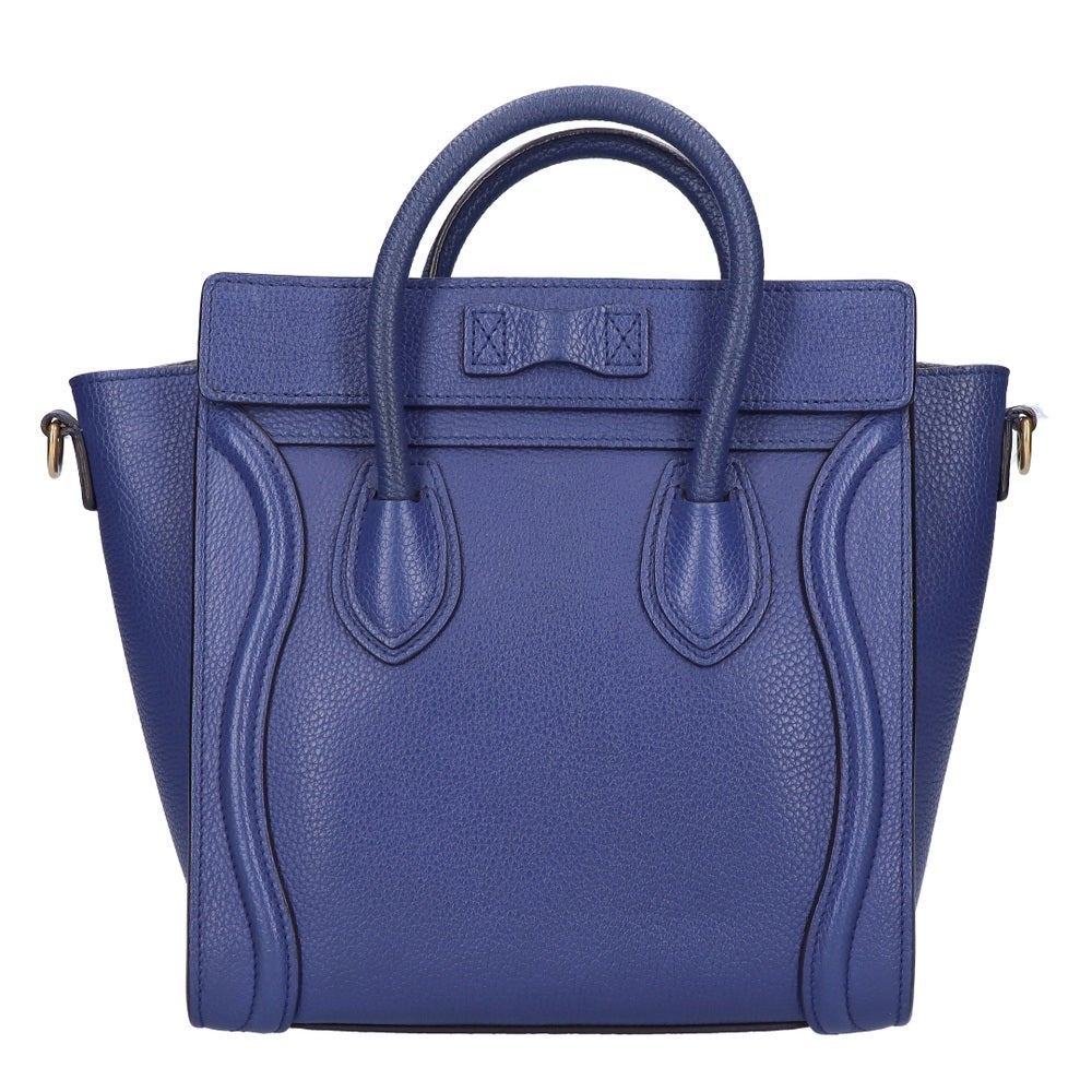 【リユース品】 セリーヌ CELINE バッグ 2WAYバッグ ラゲージナノショッパー ブルー 【お取り寄せ】