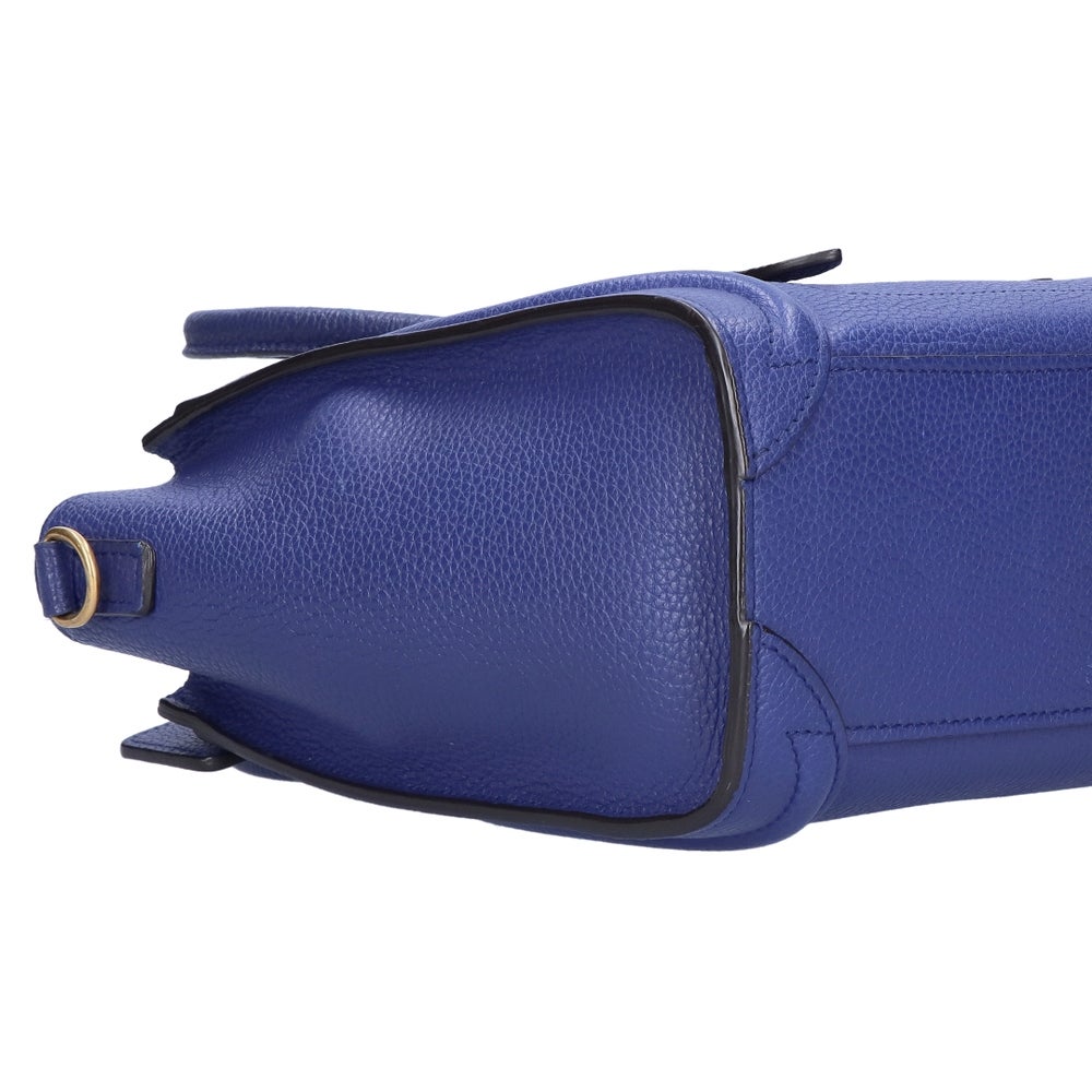 【リユース品】 セリーヌ CELINE バッグ 2WAYバッグ ラゲージナノショッパー ブルー 【お取り寄せ】