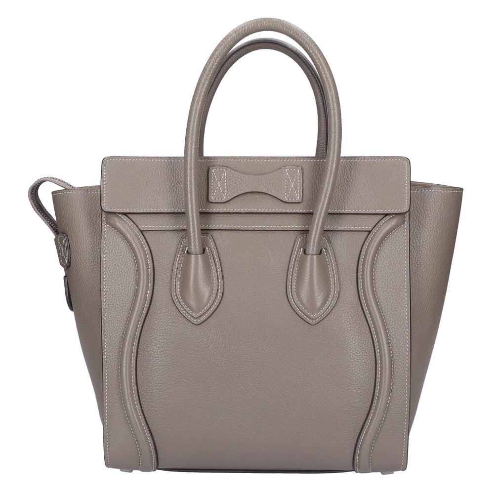 【リユース品】 セリーヌ CELINE バッグ トートバッグ ラゲージマイクロショッパー グレー 【お取り寄せ】