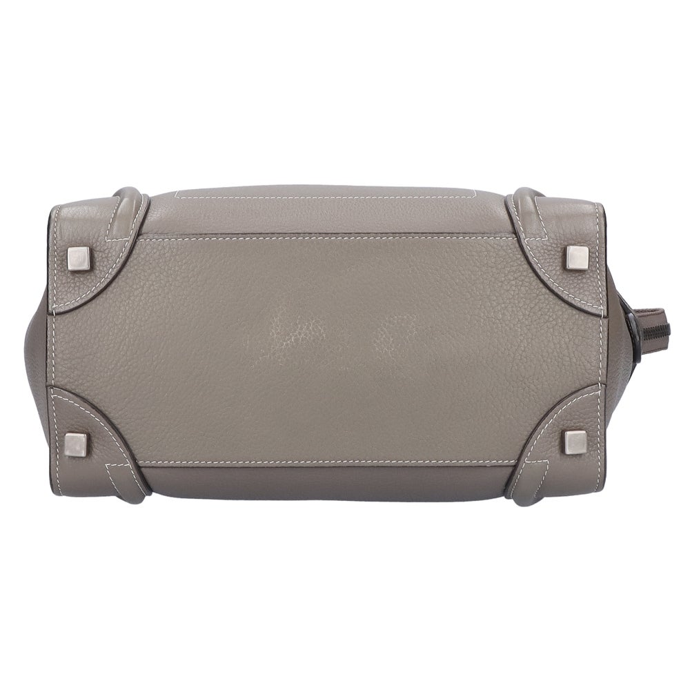 【リユース品】 セリーヌ CELINE バッグ トートバッグ ラゲージマイクロショッパー グレー 【お取り寄せ】