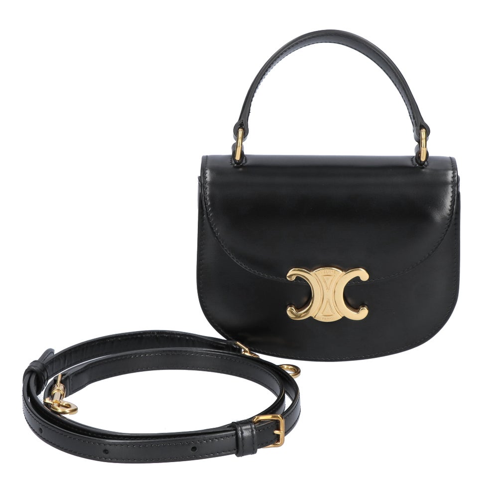 【リユース品】 セリーヌ CELINE バッグ 2WAYバッグ ミニ ブザス クレア ショルダー バッグ ブラック 【お取り寄せ】