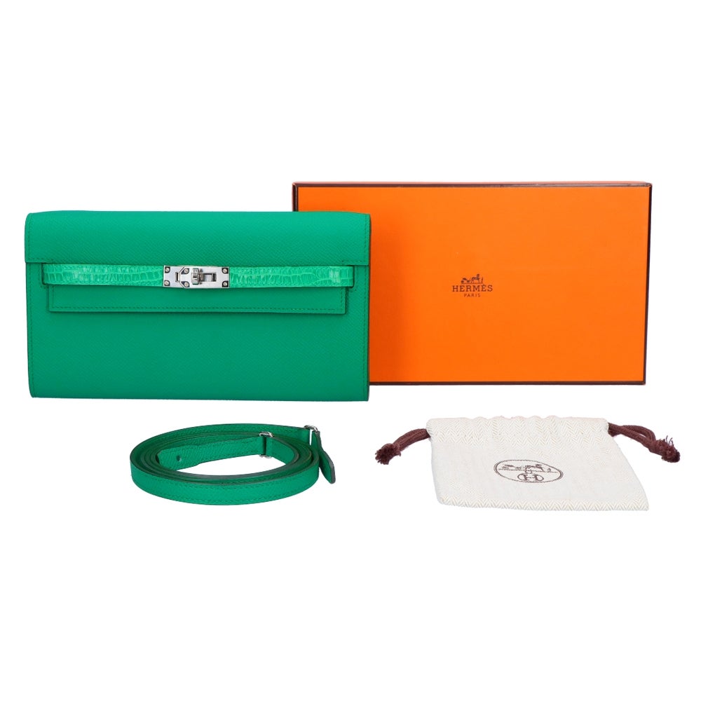 【リユース品】 エルメス HERMES バッグ ショルダーバッグ ケリートゥゴー ヴェール系/シルバー金具 【お取り寄せ】