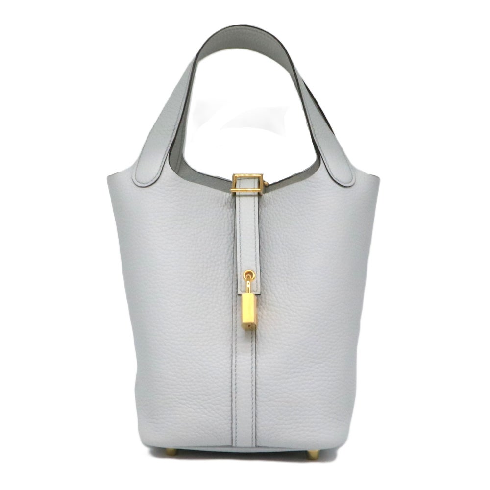 【リユース品】 エルメス HERMES バッグ ハンドバッグ ピコタンロック PM ブルーペール/ゴールド金具 【お取り寄せ】