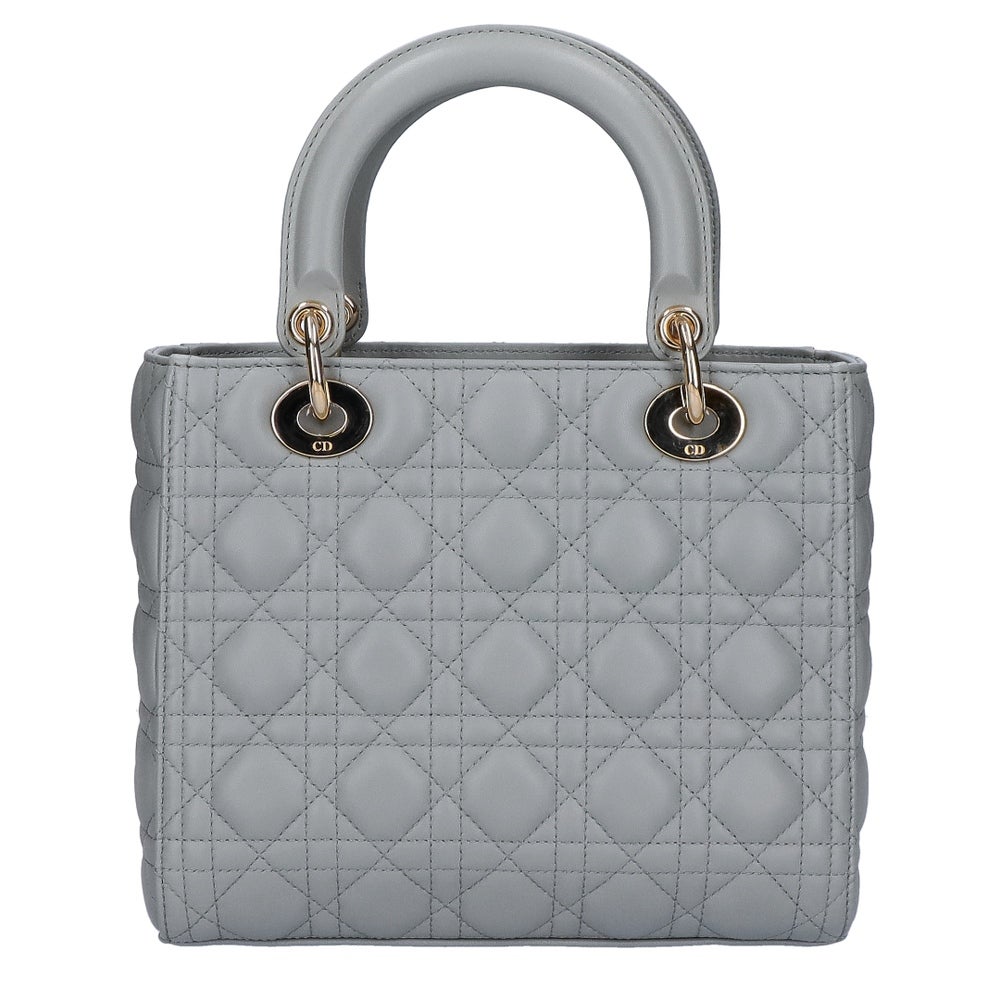 【リユース品】 ディオール DIOR バッグ 2WAYバッグ レディディオール ミディアム グレー 【お取り寄せ】