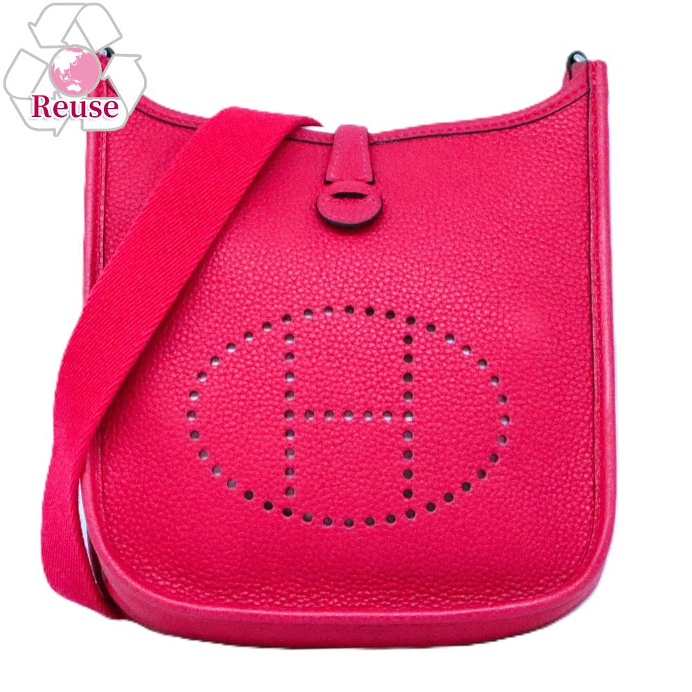 【リユース品】 エルメス HERMES バッグ ショルダーバッグ エヴリン TPM ピンク系/シルバー金具 【お取り寄せ】