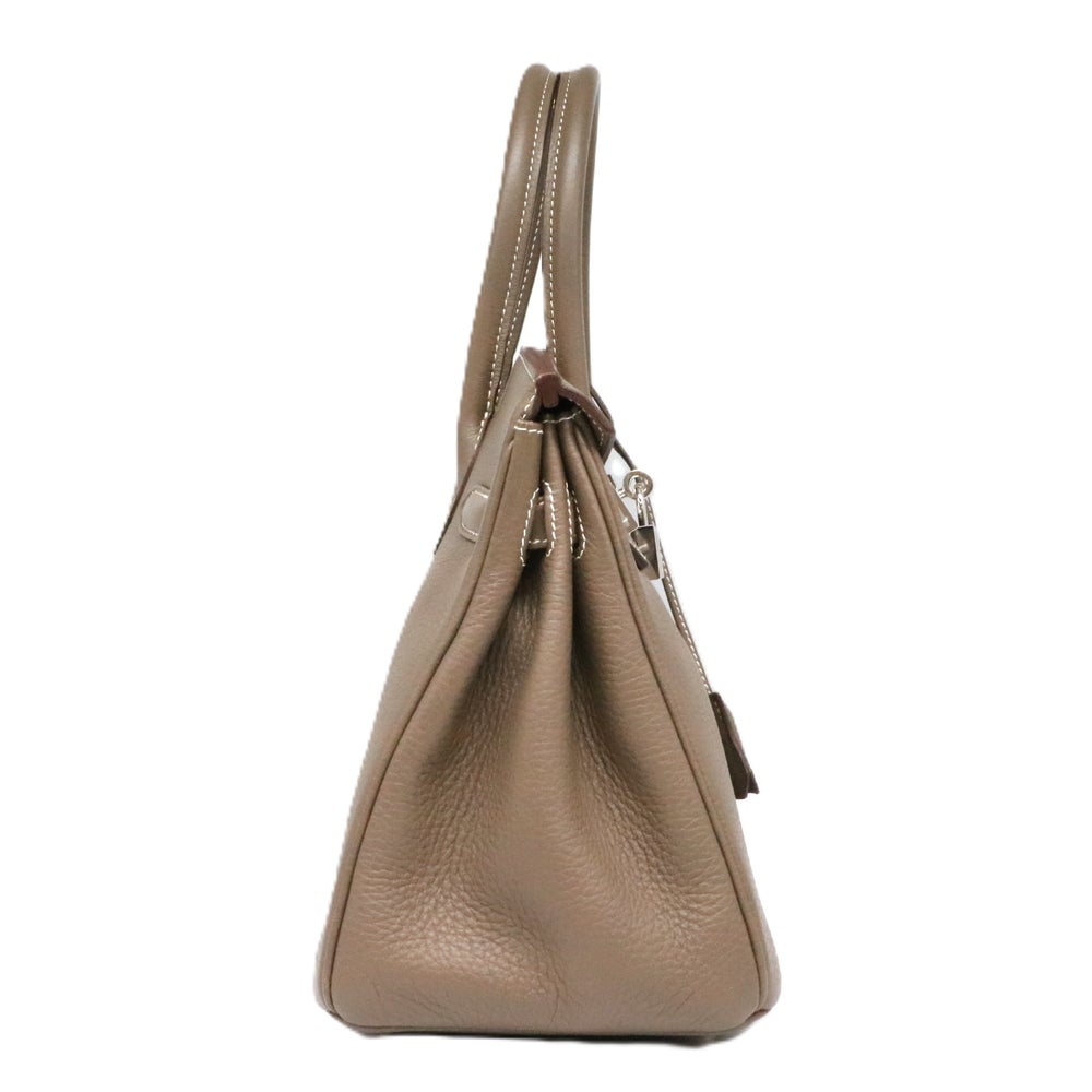 【リユース品】 エルメス HERMES バッグ ハンドバッグ バーキン30 エトゥープ/シルバー金具 【お取り寄せ】