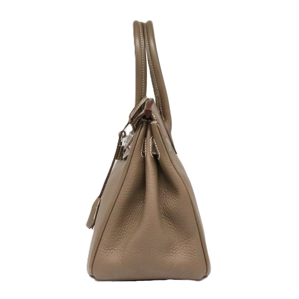 【リユース品】 エルメス HERMES バッグ ハンドバッグ バーキン30 エトゥープ/シルバー金具 【お取り寄せ】