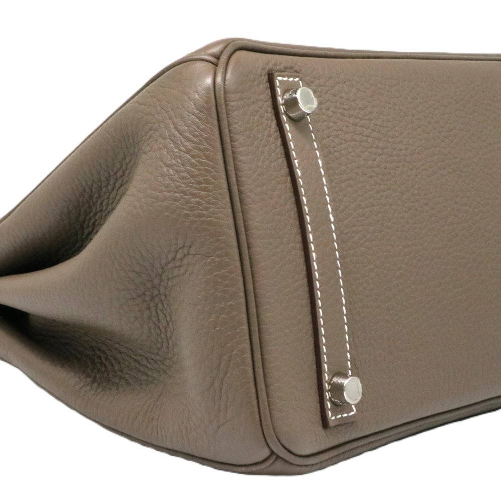 【リユース品】 エルメス HERMES バッグ ハンドバッグ バーキン30 エトゥープ/シルバー金具 【お取り寄せ】