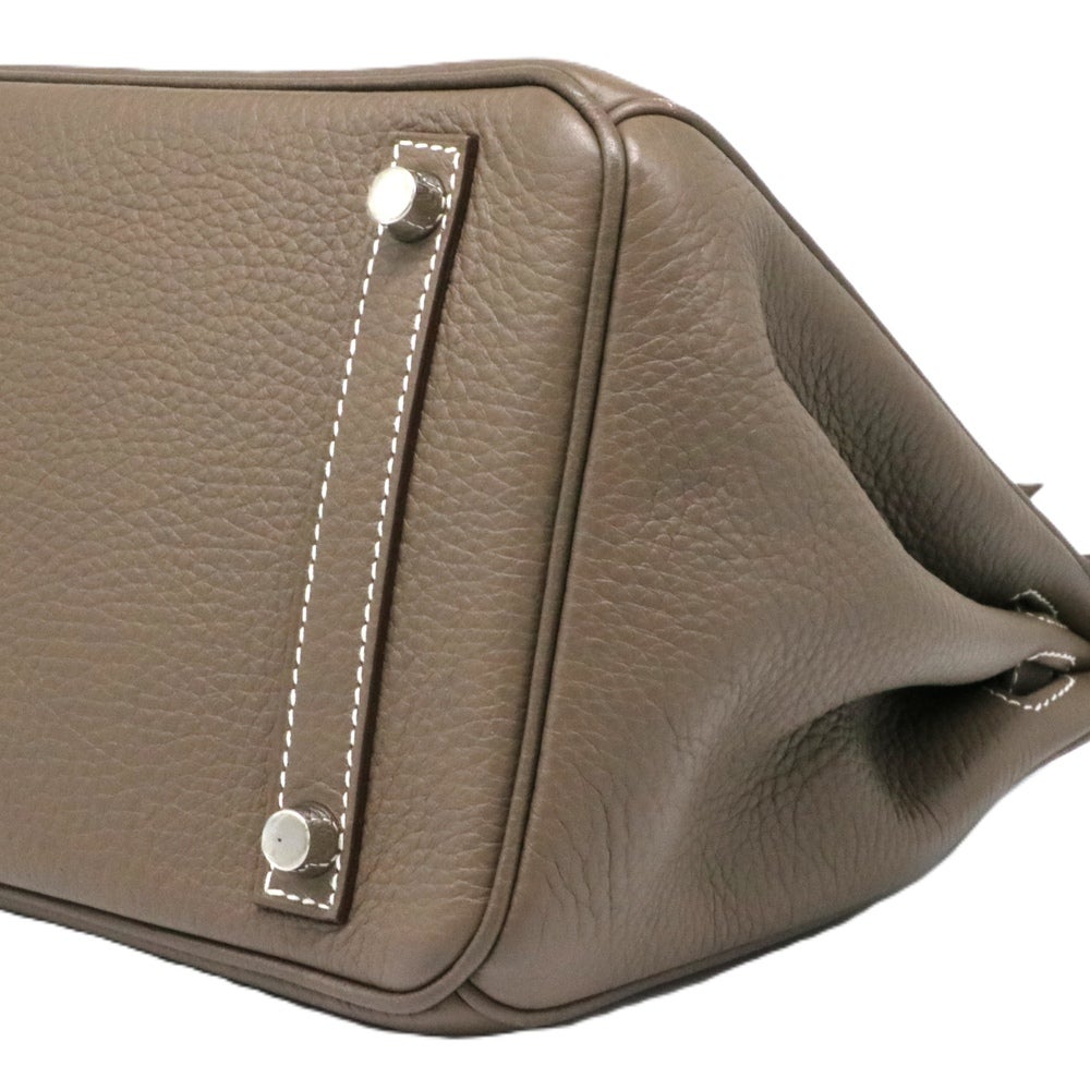【リユース品】 エルメス HERMES バッグ ハンドバッグ バーキン30 エトゥープ/シルバー金具 【お取り寄せ】