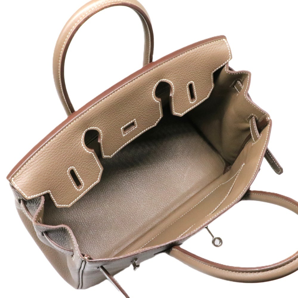 【リユース品】 エルメス HERMES バッグ ハンドバッグ バーキン30 エトゥープ/シルバー金具 【お取り寄せ】