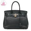 【リユース品】 エルメス HERMES バッグ ハンドバッグ バーキン30 ブラック/シルバー金具 【お取り寄せ】