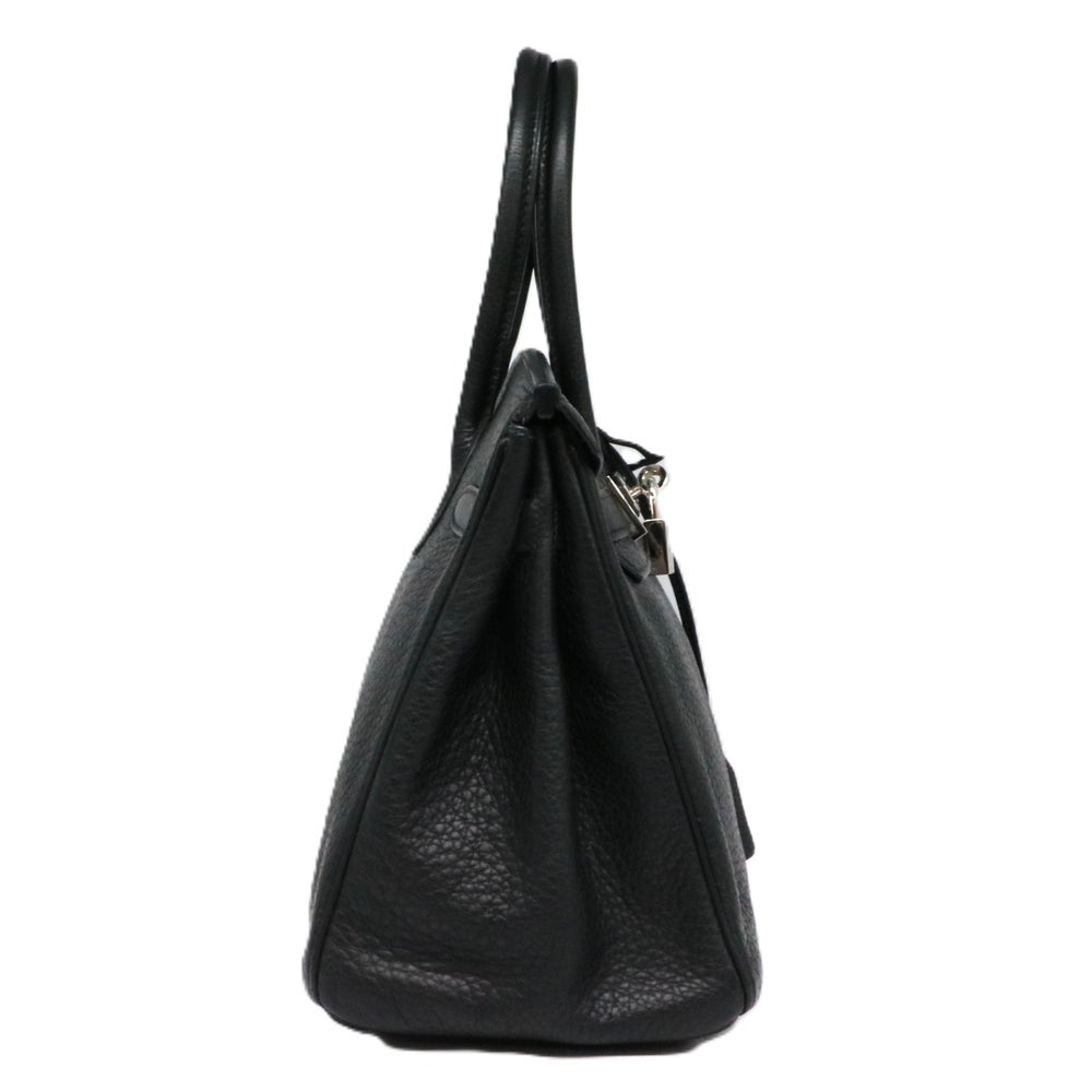 【リユース品】 エルメス HERMES バッグ ハンドバッグ バーキン30 ブラック/シルバー金具 【お取り寄せ】