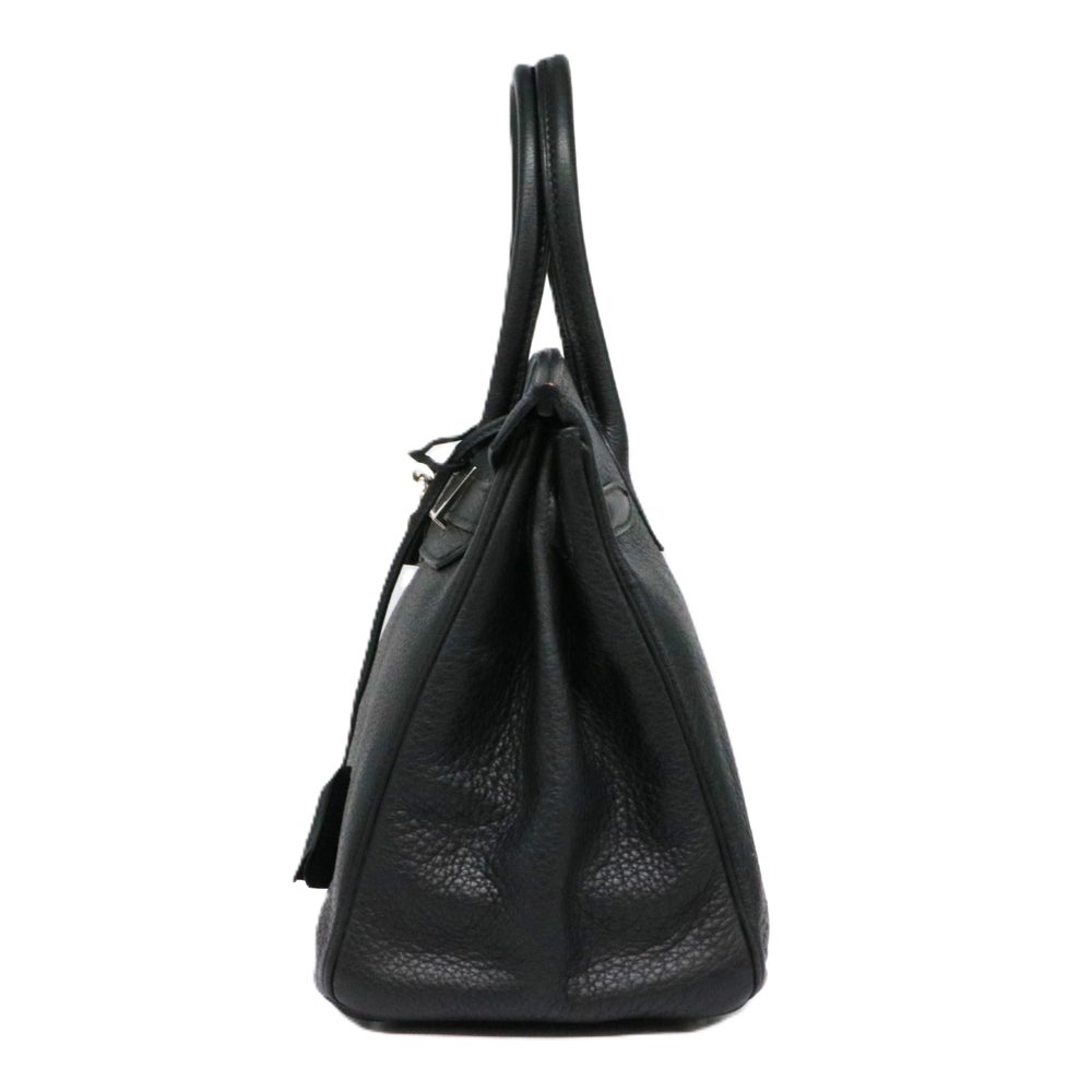 【リユース品】 エルメス HERMES バッグ ハンドバッグ バーキン30 ブラック/シルバー金具 【お取り寄せ】