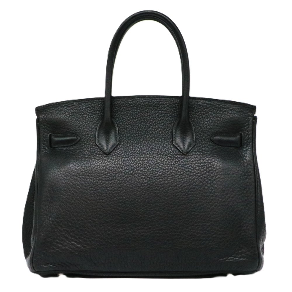 【リユース品】 エルメス HERMES バッグ ハンドバッグ バーキン30 ブラック/シルバー金具 【お取り寄せ】