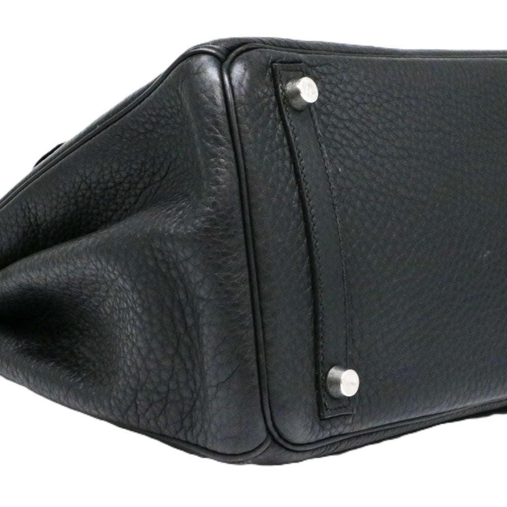 【リユース品】 エルメス HERMES バッグ ハンドバッグ バーキン30 ブラック/シルバー金具 【お取り寄せ】