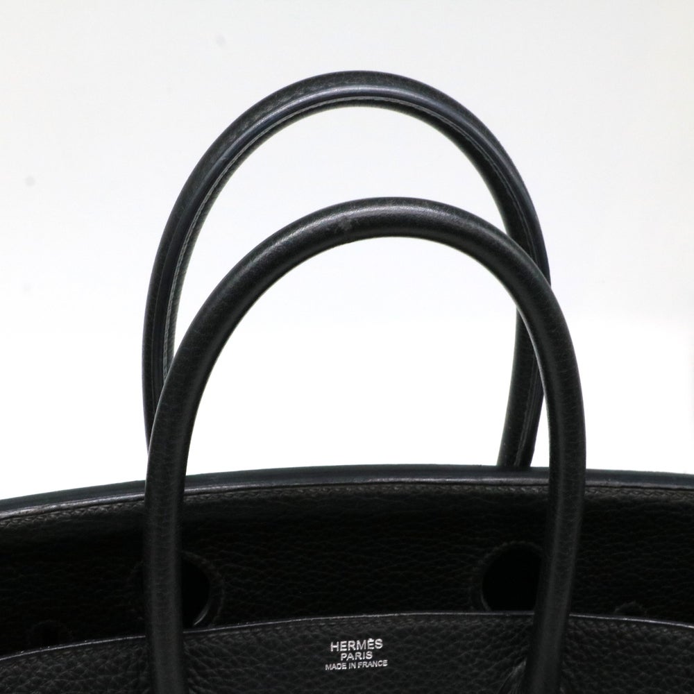 【リユース品】 エルメス HERMES バッグ ハンドバッグ バーキン30 ブラック/シルバー金具 【お取り寄せ】