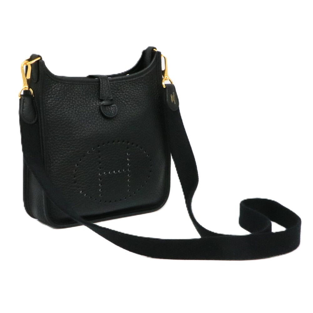 【リユース品】 エルメス HERMES バッグ ショルダーバッグ エヴリン TPM ブラック/ゴールド金具 【お取り寄せ】