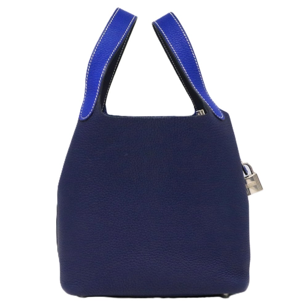 【リユース品】 エルメス HERMES バッグ ハンドバッグ ピコタンロック カザック PM ブルー系×ネイビー系/シルバー金具 【お取り寄せ】