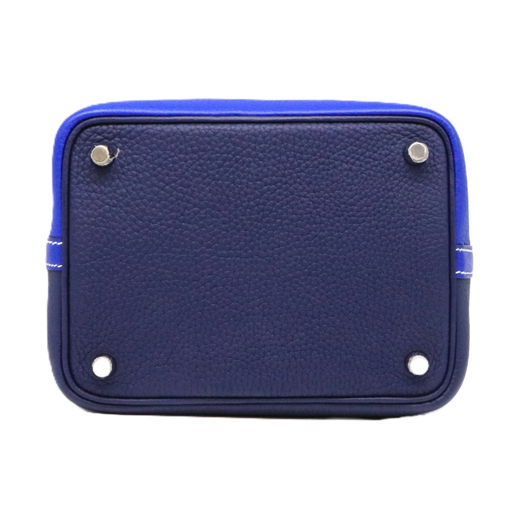 【リユース品】 エルメス HERMES バッグ ハンドバッグ ピコタンロック カザック PM ブルー系×ネイビー系/シルバー金具 【お取り寄せ】