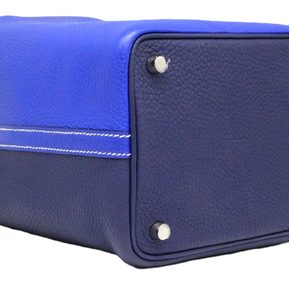 【リユース品】 エルメス HERMES バッグ ハンドバッグ ピコタンロック カザック PM ブルー系×ネイビー系/シルバー金具 【お取り寄せ】