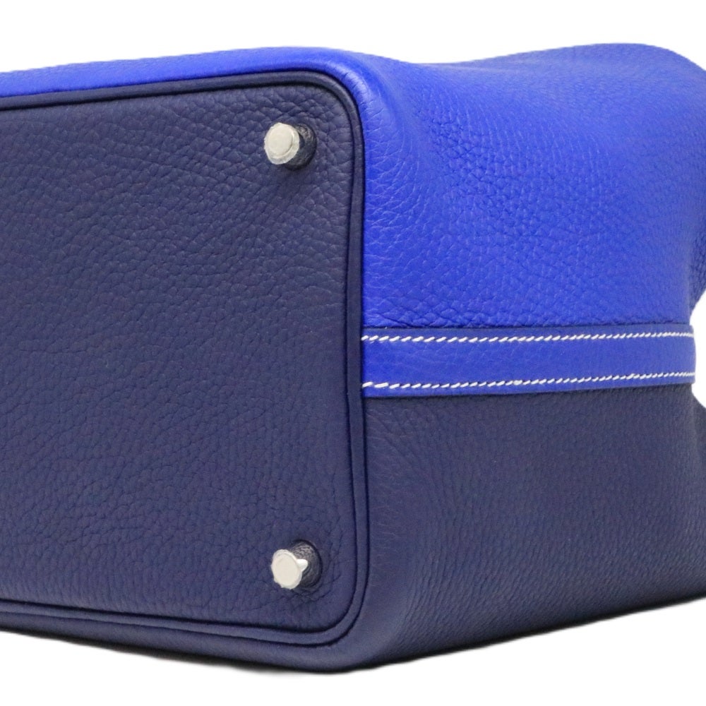 【リユース品】 エルメス HERMES バッグ ハンドバッグ ピコタンロック カザック PM ブルー系×ネイビー系/シルバー金具 【お取り寄せ】