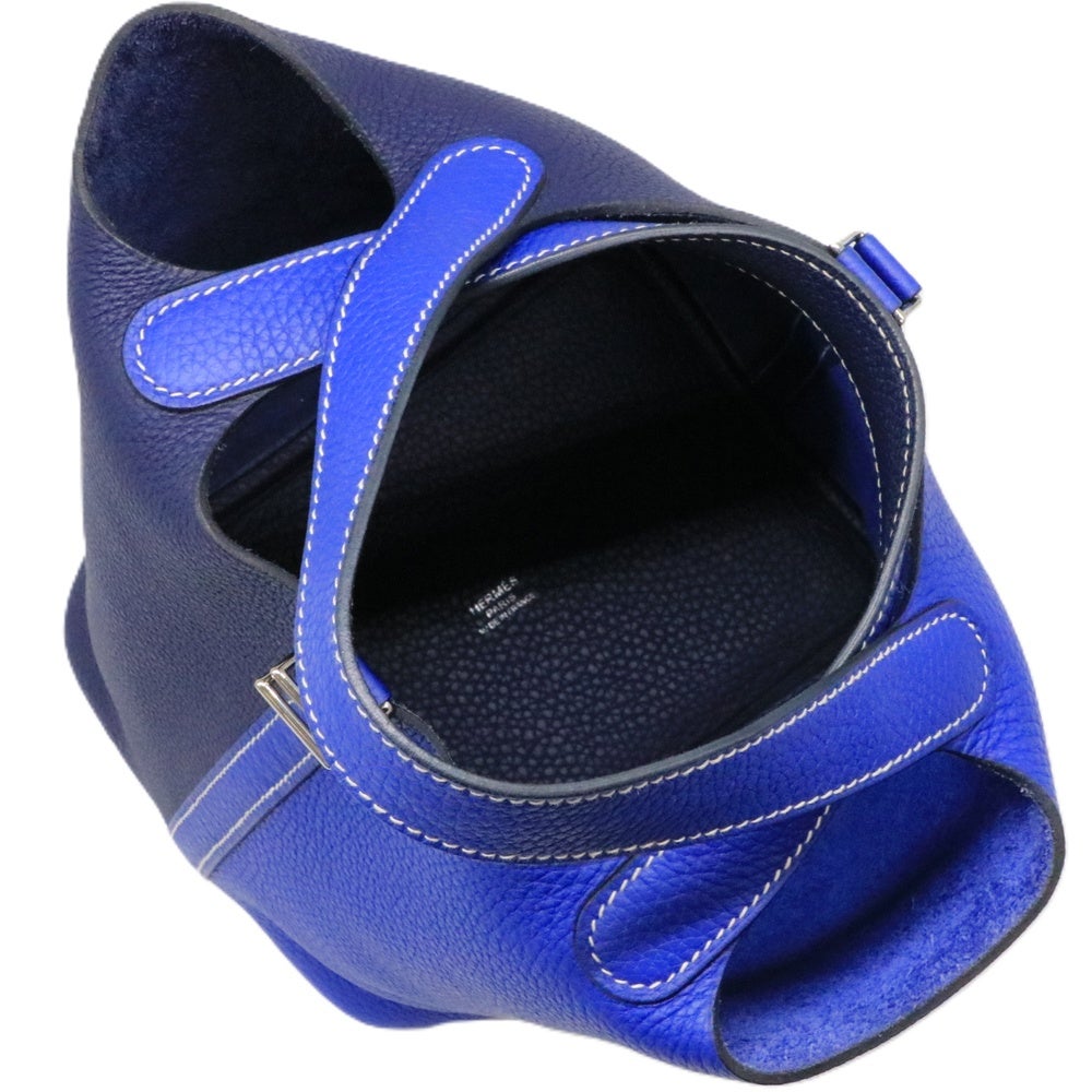 【リユース品】 エルメス HERMES バッグ ハンドバッグ ピコタンロック カザック PM ブルー系×ネイビー系/シルバー金具 【お取り寄せ】