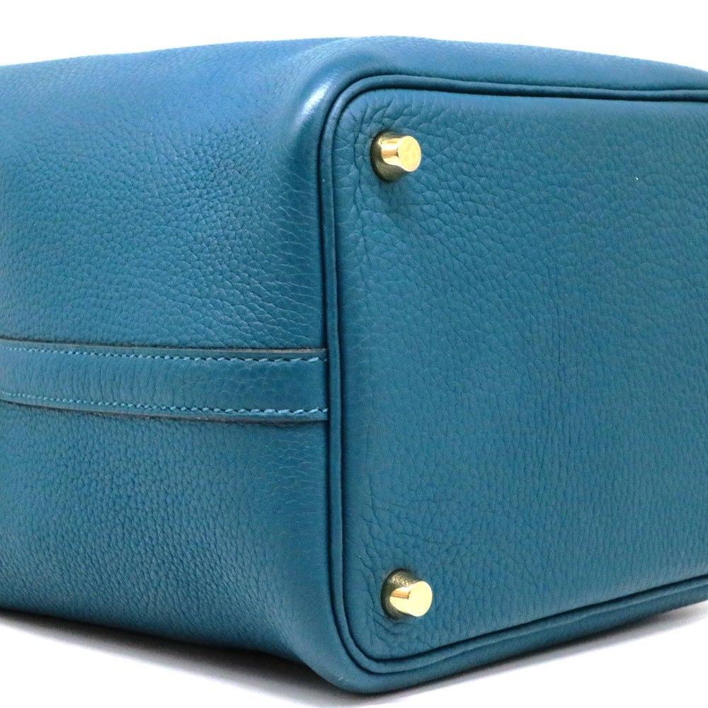 【リユース品】 エルメス HERMES バッグ ハンドバッグ ピコタンロック PM グリーン系/ゴールド金具 【お取り寄せ】