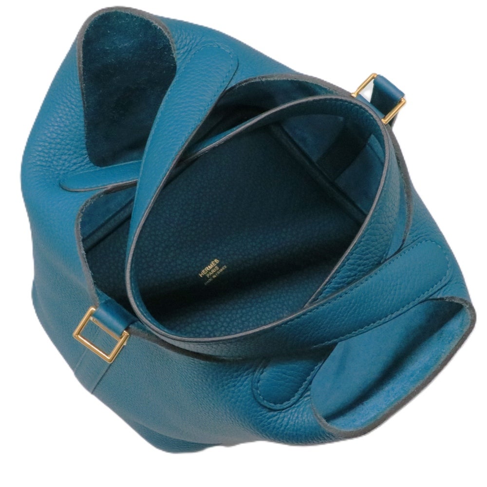 【リユース品】 エルメス HERMES バッグ ハンドバッグ ピコタンロック PM グリーン系/ゴールド金具 【お取り寄せ】