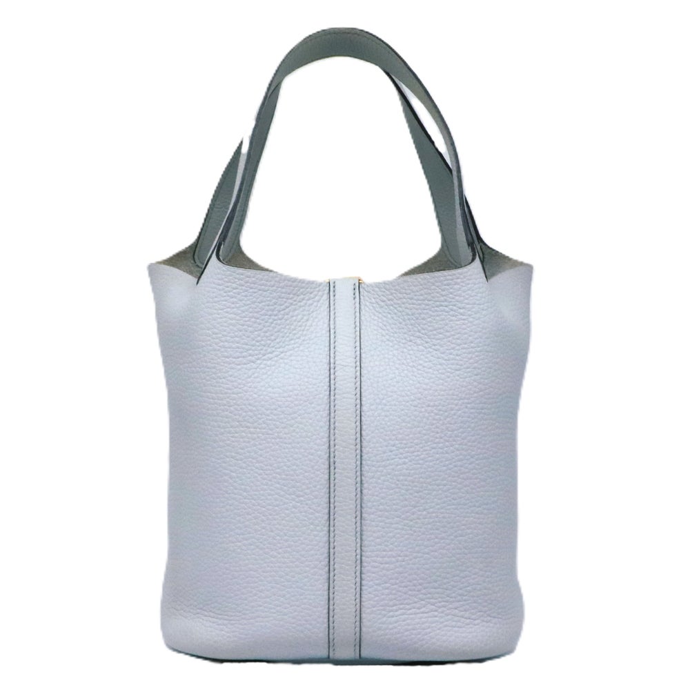 【リユース品】 エルメス HERMES バッグ ハンドバッグ ピコタンロック MM ブルーペール/ゴールド金具 【お取り寄せ】