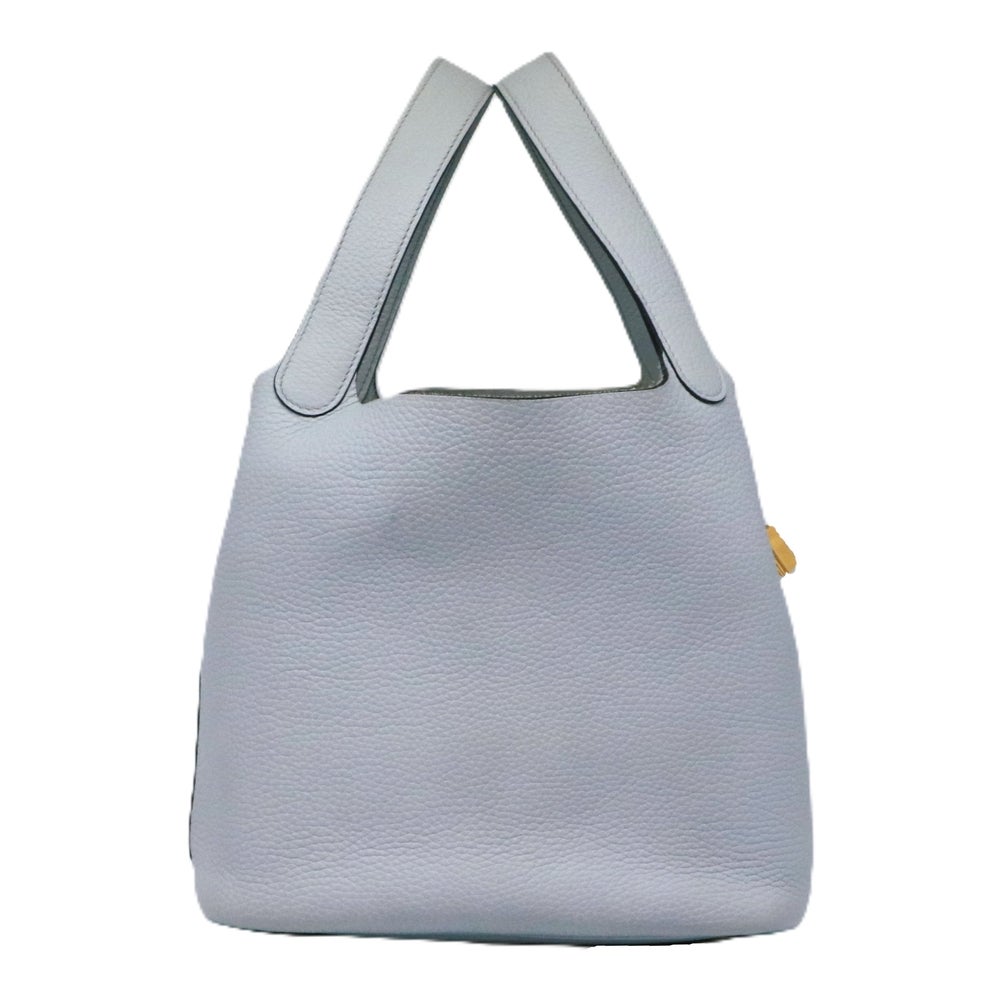 【リユース品】 エルメス HERMES バッグ ハンドバッグ ピコタンロック MM ブルーペール/ゴールド金具 【お取り寄せ】
