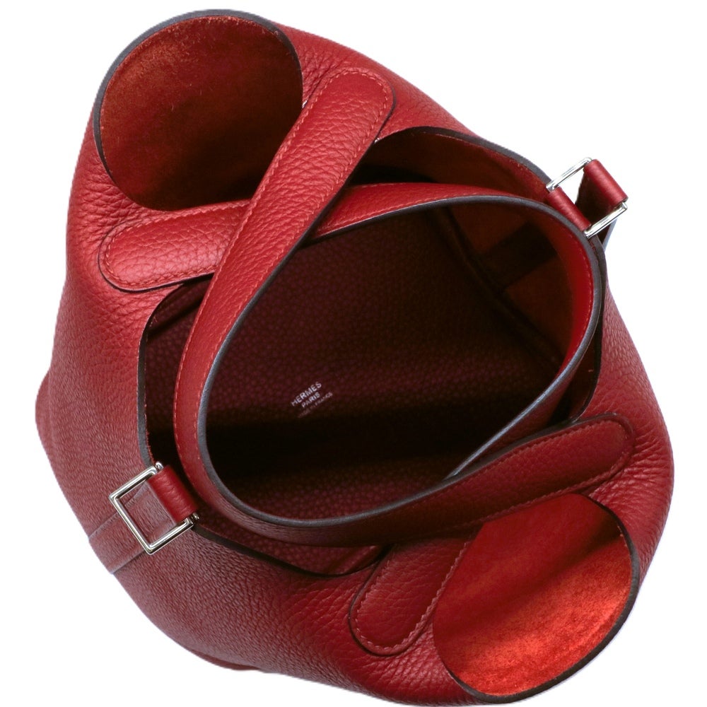 【リユース品】 エルメス HERMES バッグ ハンドバッグ ピコタンロック PM ルージュセリエ/シルバー金具 【お取り寄せ】