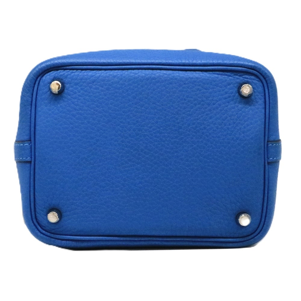 【リユース品】 エルメス HERMES バッグ ハンドバッグ ピコタンロック PM ブルー系/シルバー金具 【お取り寄せ】