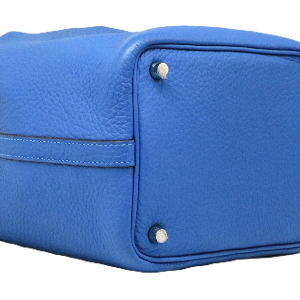 【リユース品】 エルメス HERMES バッグ ハンドバッグ ピコタンロック PM ブルー系/シルバー金具 【お取り寄せ】