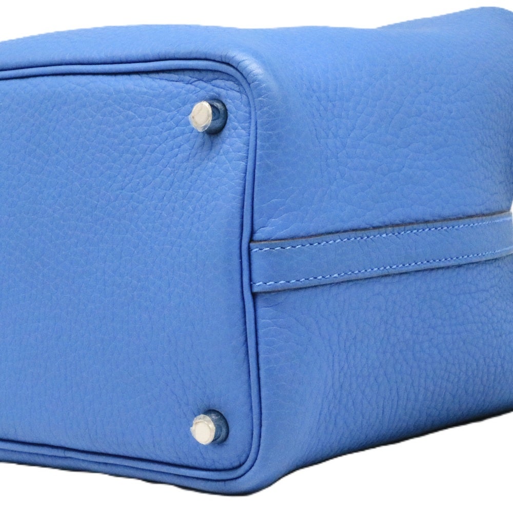 【リユース品】 エルメス HERMES バッグ ハンドバッグ ピコタンロック PM ブルー系/シルバー金具 【お取り寄せ】