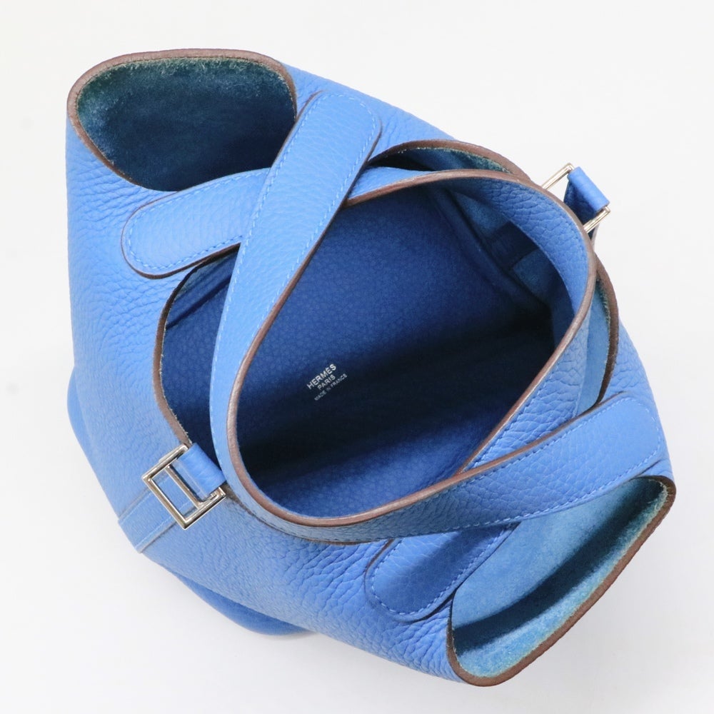 【リユース品】 エルメス HERMES バッグ ハンドバッグ ピコタンロック PM ブルー系/シルバー金具 【お取り寄せ】