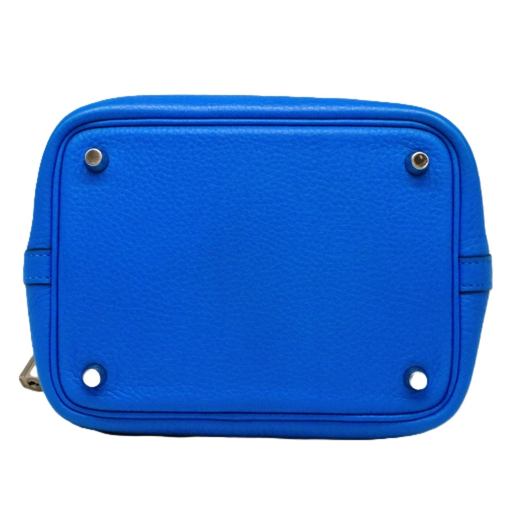 【リユース品】 エルメス HERMES バッグ ハンドバッグ ピコタンロック PM ブルーザンジバル/シルバー金具 【お取り寄せ】