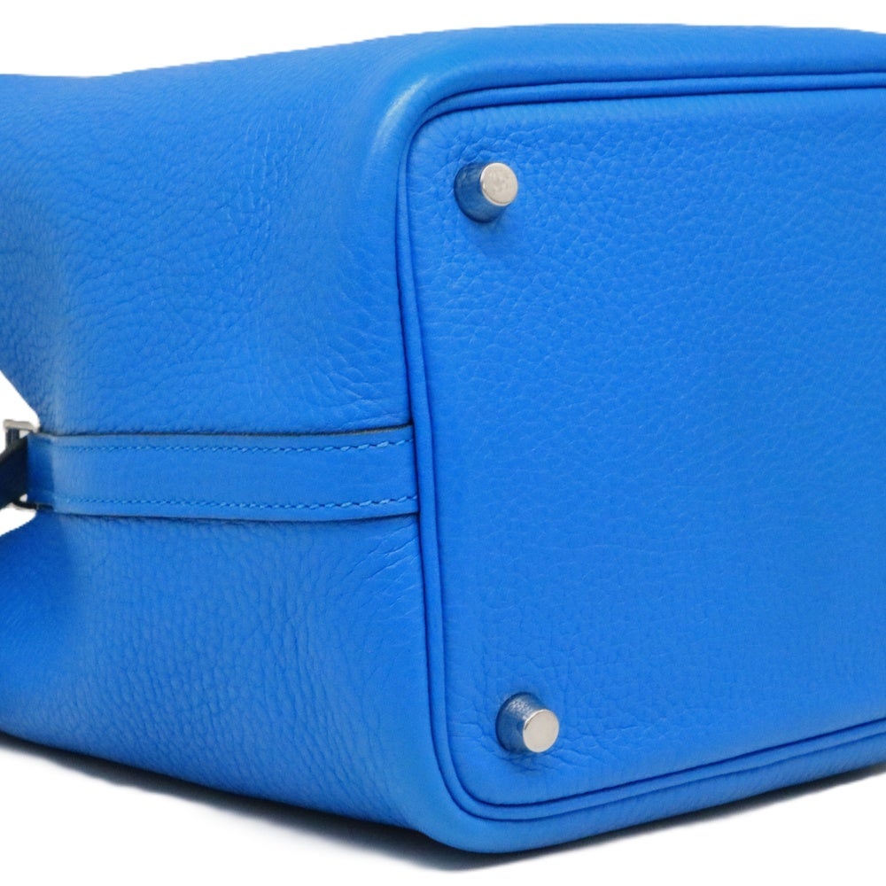 【リユース品】 エルメス HERMES バッグ ハンドバッグ ピコタンロック PM ブルーザンジバル/シルバー金具 【お取り寄せ】