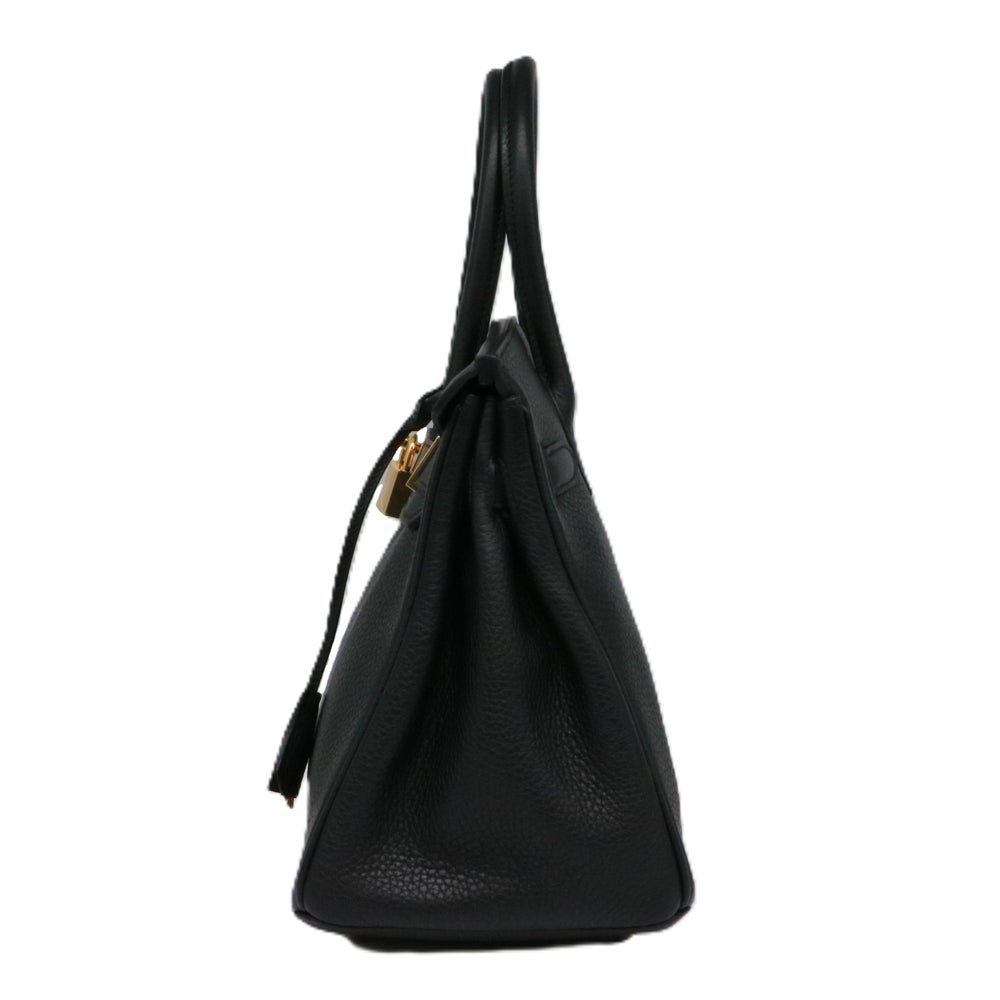 【リユース品】 エルメス HERMES バッグ ハンドバッグ バーキン30 ブラック/ゴールド金具 【お取り寄せ】