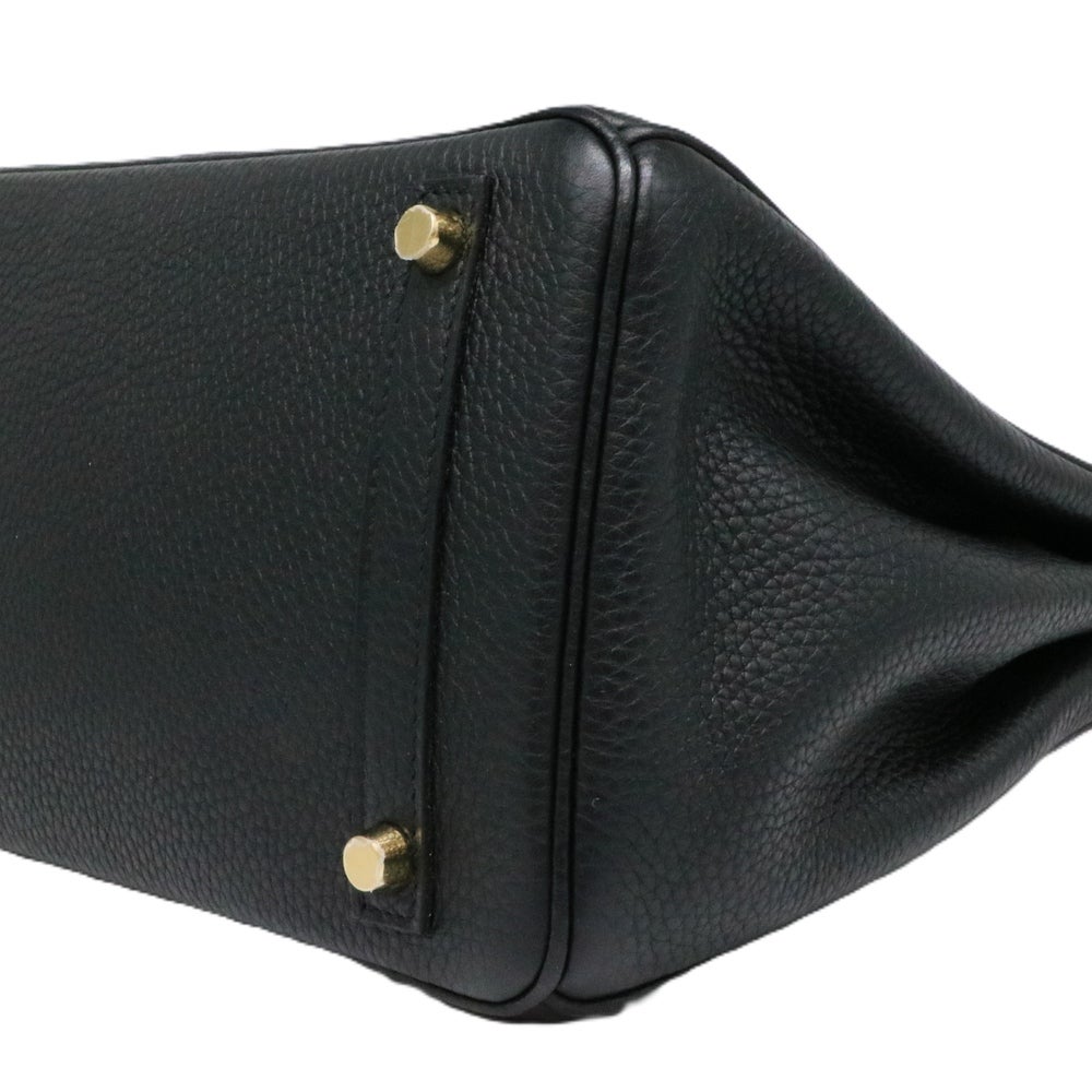 【リユース品】 エルメス HERMES バッグ ハンドバッグ バーキン30 ブラック/ゴールド金具 【お取り寄せ】