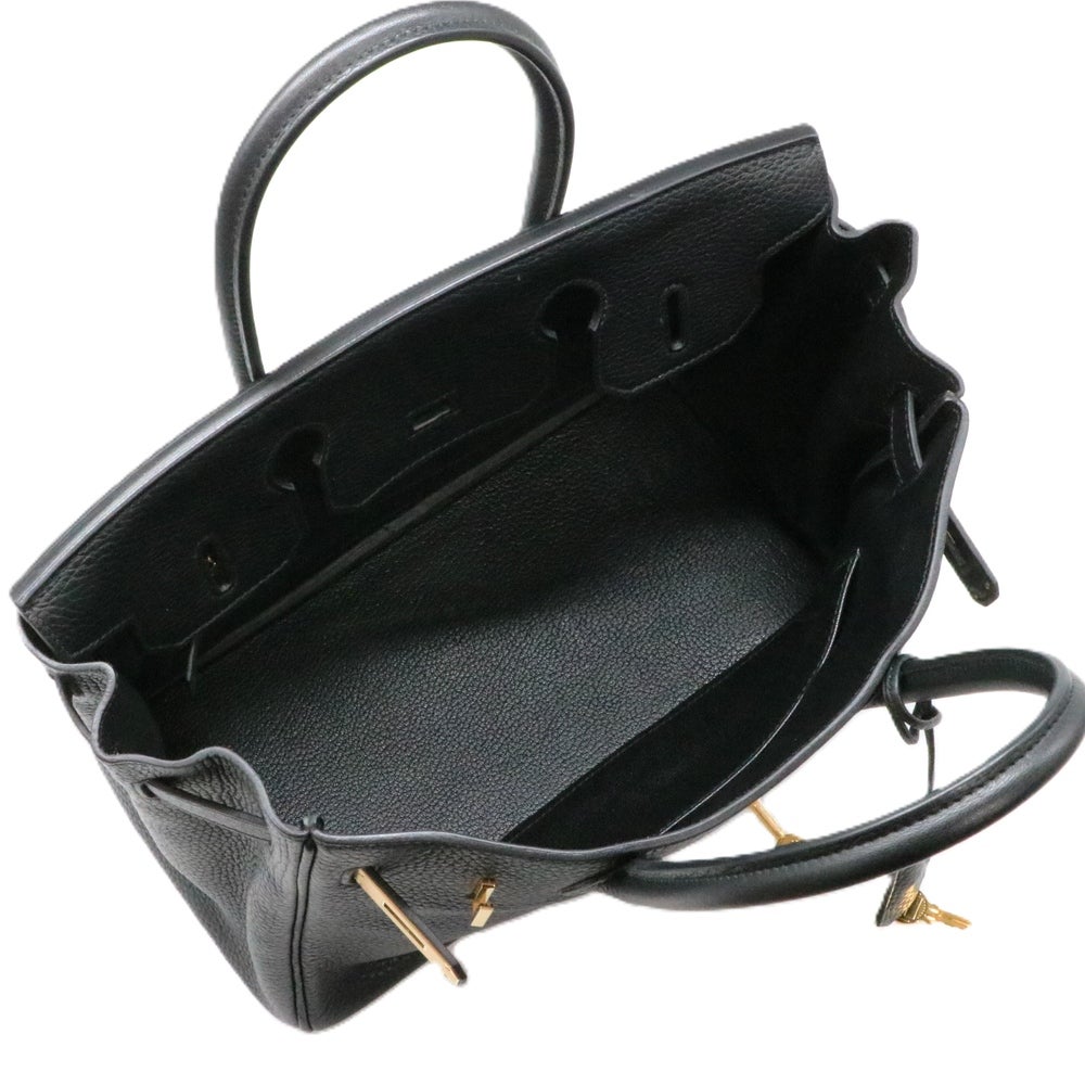 【リユース品】 エルメス HERMES バッグ ハンドバッグ バーキン30 ブラック/ゴールド金具 【お取り寄せ】