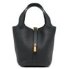 【リユース品】 エルメス HERMES バッグ ハンドバッグ ピコタンロックPM ブラック/ゴールド金具 【お取り寄せ】